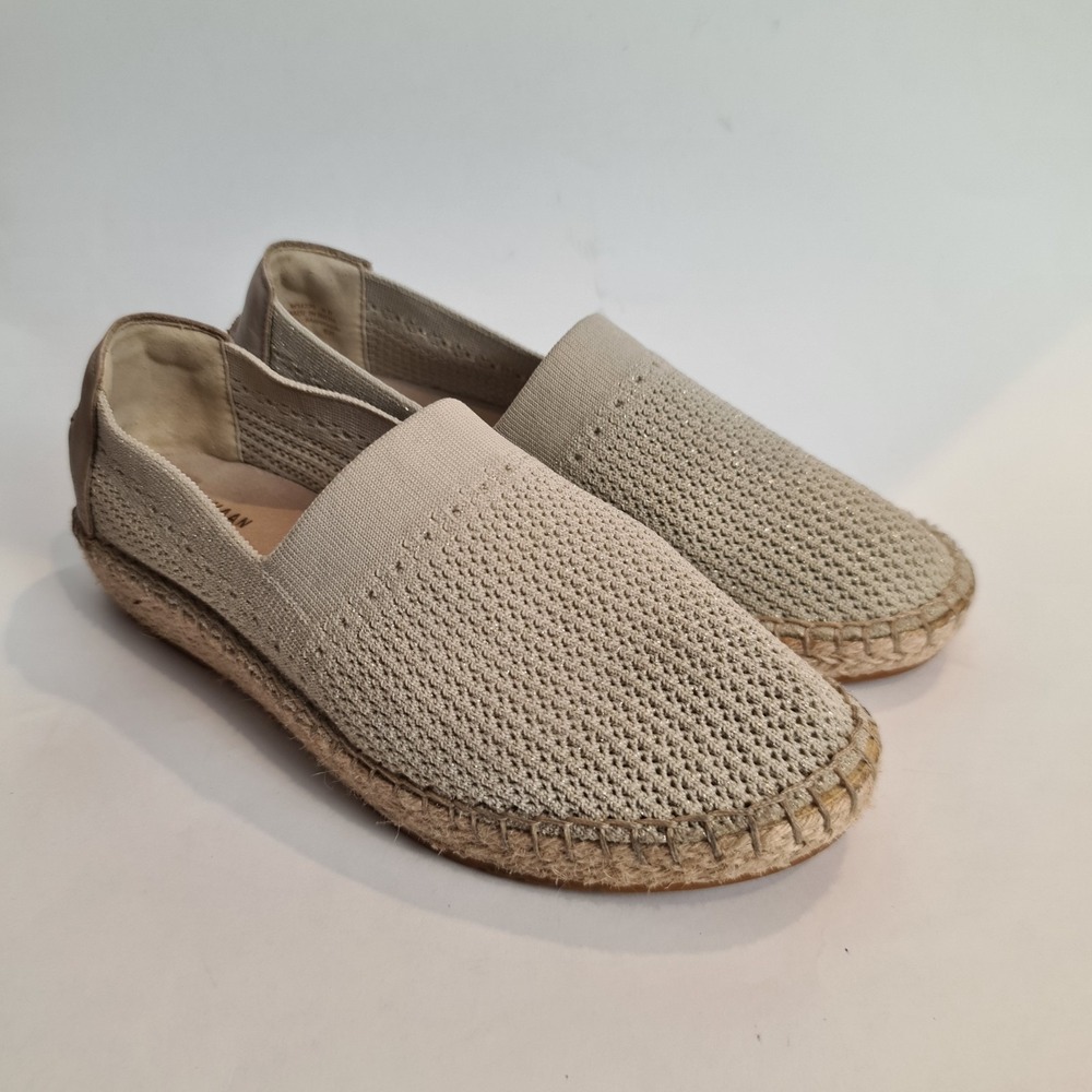 COLE HAAN Cloudfeel Stitchlite Espadrille Loafer Women's Size US‎ 9B Beige Shoes